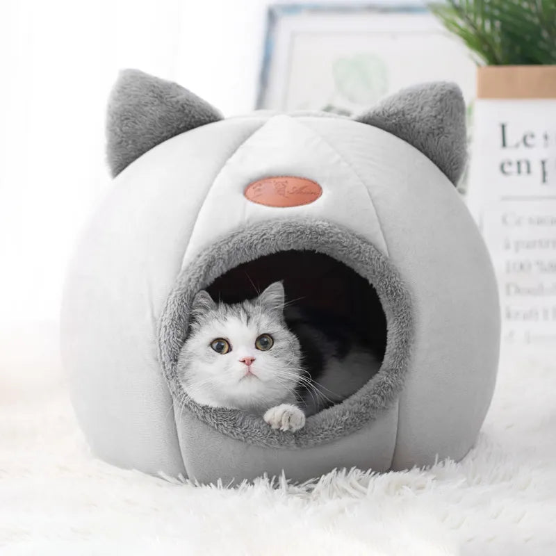 Deep Sleep Cat Bed & Small Dog House