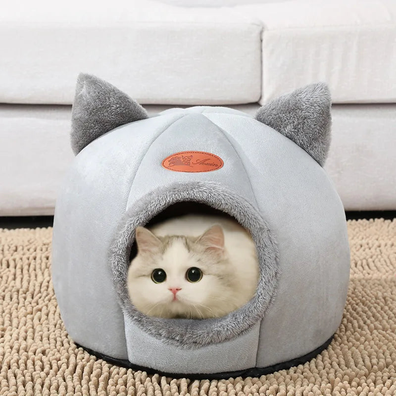 Deep Sleep Cat Bed & Small Dog House