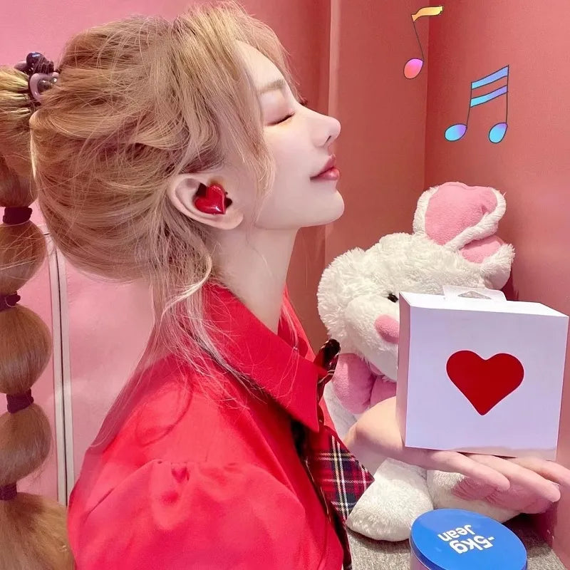 LoveNotes Heart-Shaped Earbuds