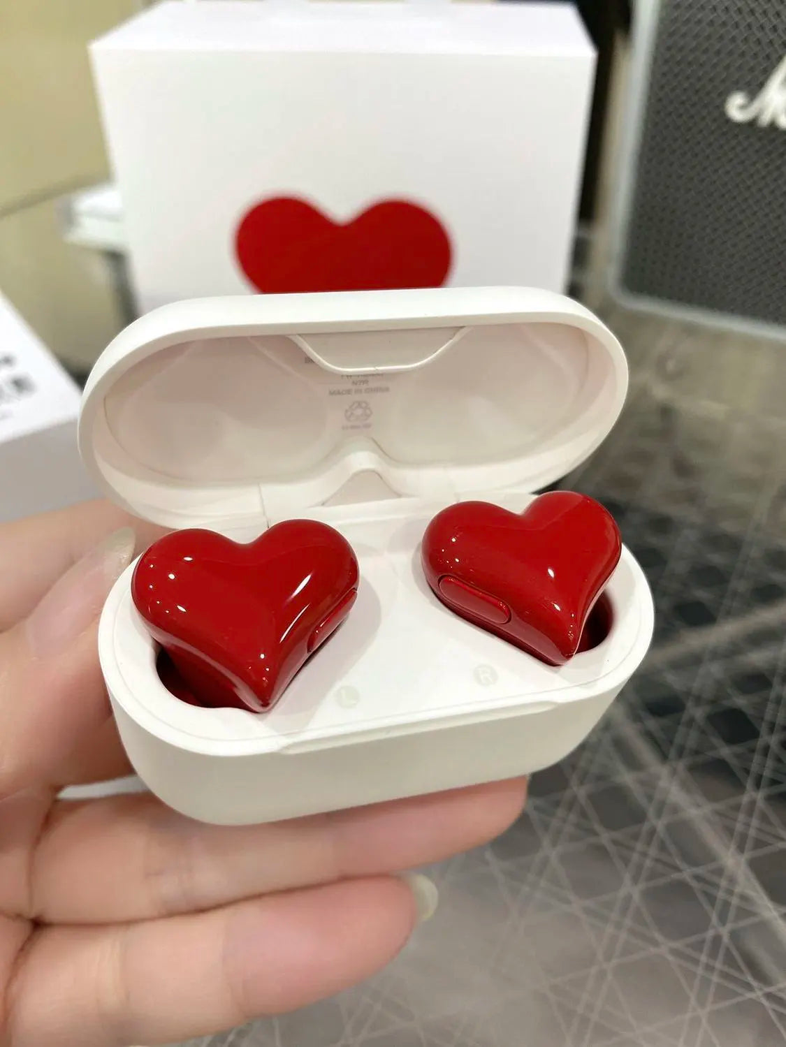 LoveNotes Heart-Shaped Earbuds