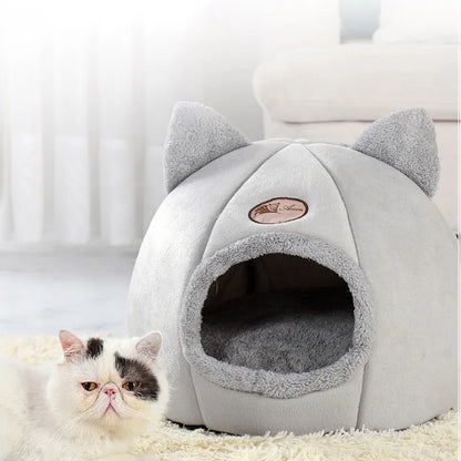 Deep Sleep Cat Bed & Small Dog House