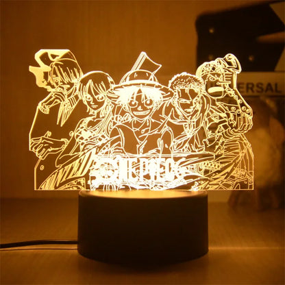 Bedroom Guardian: Luffy Night Light