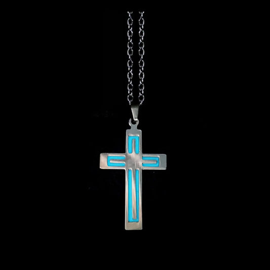 Luminous GlowCross Steel Cross