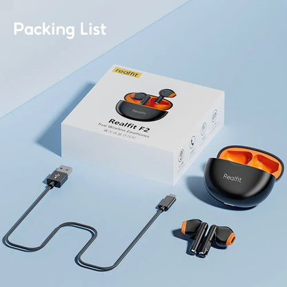 Pro-Quality Wireless Earbuds: Realfit F2