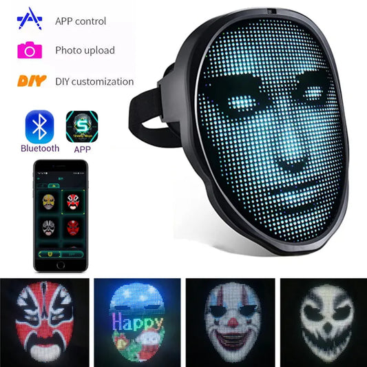 LED Photo Mask: Your Face, Your Design